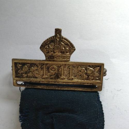 BLOEMFONTEIN ISSUE OF THE 1911 CORONATION OF KING GEORGE V AND QUEEN MARY. WITH 1911 BAR AND RIBBON.