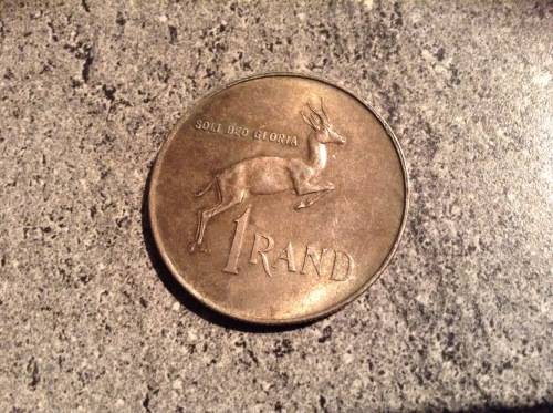 1966 RSA  SILVER RAND 1 AFR COIN.
