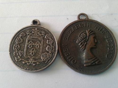 Rare Francaise pendants.