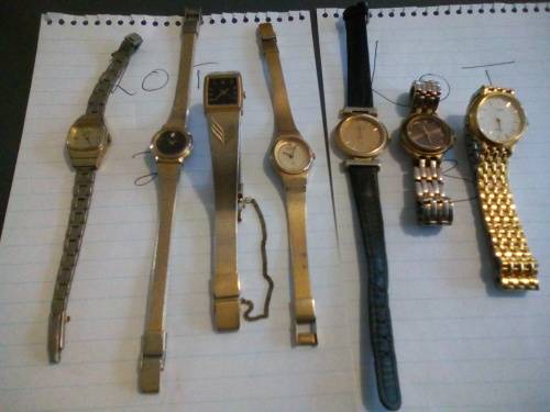 7 Orient Ladie's watches.Untested ,perhaps batteries only.Bid 1 Taking 7.