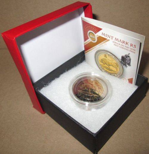 2015 "oom Paul" R5 with Coin World mintmark!