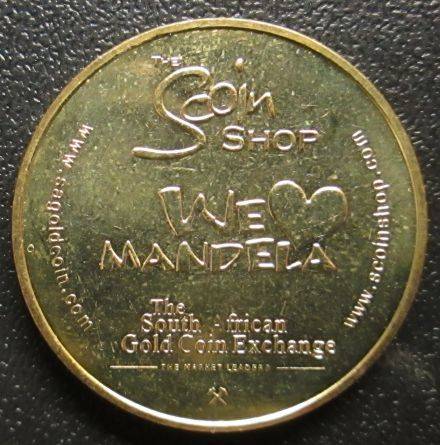Nelson Mandela Scoin Medallion / Token, A Long Walk To Freedom