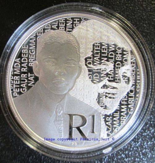 2015 Protea Proof Silver R1 coin!! Mandela Life of a Legend
