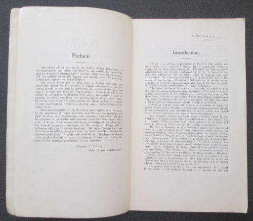 NADA The Southern Rhodesia Native Affairs Department Annual, No.1  1923