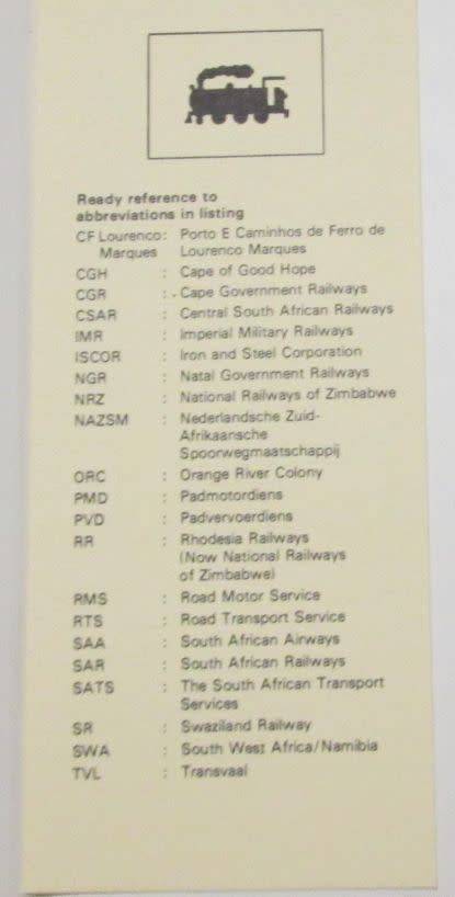 Railway Stamps of South Africa by Hagen.H.S and Naylor, S.P