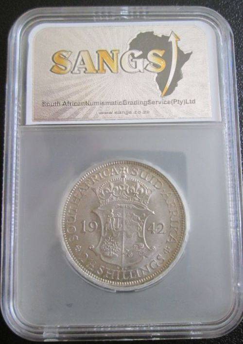 1942 Half Crown SANGS graded MS64