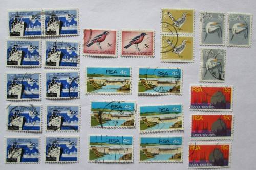RSA Republic of South Africa Loose Stamps 1961-1975 Used