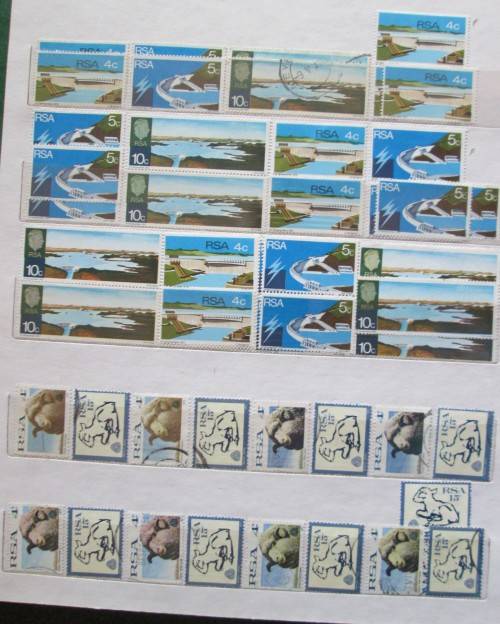 Union & Republic of South Africa stamp collection Part II : 1954-1975 in stock book