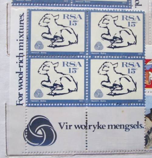 Union & Republic of South Africa stamp collection Part II : 1954-1975 in stock book