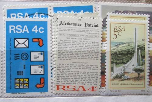 Union & Republic of South Africa stamp collection Part II : 1954-1975 in stock book