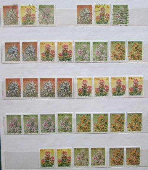 RSA South Africa Part III 1976-1982 - Control Blocks, Coil Stamps & 1982 Definitives SA Architecture