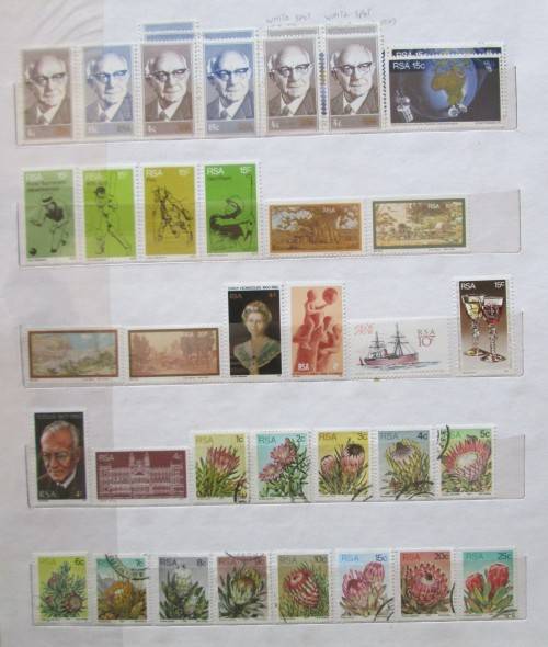 RSA South Africa Part III 1976-1982 - Control Blocks, Coil Stamps & 1982 Definitives SA Architecture