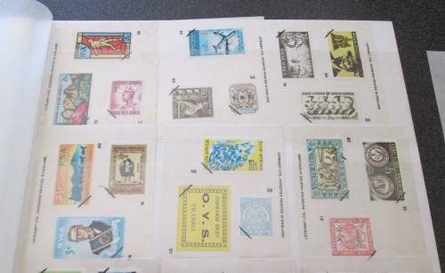 Republic of South Africa Lot of 51 Transfer Stamps, 1970s Letraset, Seldom Seen