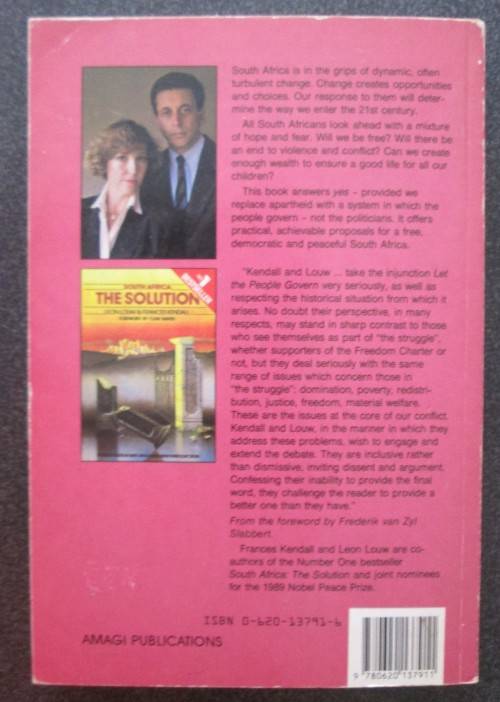 Let the People Govern by Frances Kendall & Leon Louw