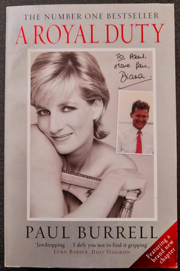 A Royal Duty by Paul Burrell, a Memoir about the Life of Late Diana, Princess of Wales