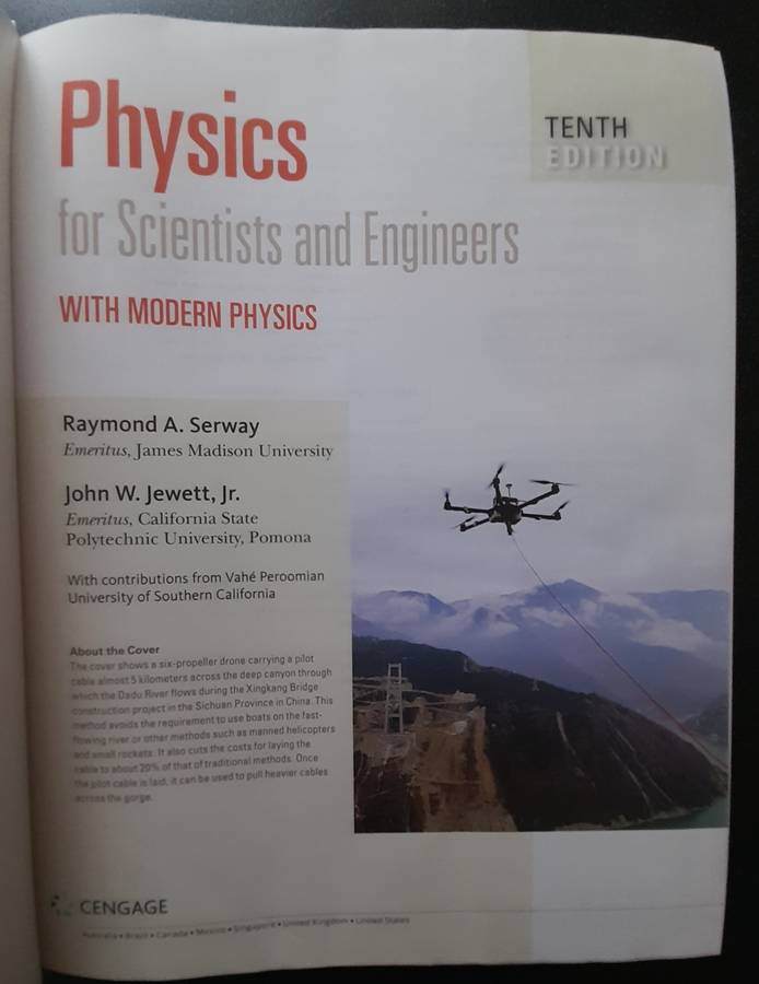 Physics for Scientists and Engineers with Modern Physics, R Serway, J Jewett, 10th Edition 2021 NEW