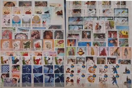 Over 1400 Stamps from Cuba, 1899 to 1988, Some Amazing Mint State Stamps