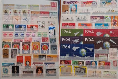 Over 1400 Stamps from Cuba, 1899 to 1988, Some Amazing Mint State Stamps