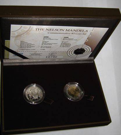 Mandela commemorative R5 coinset!!