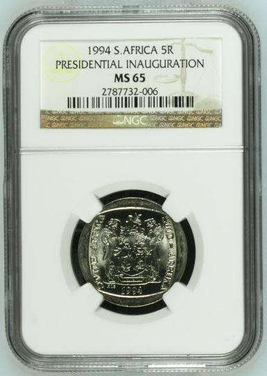 MS65 PRESIDENTIAL INAUGURATION 1994 R5, NGC graded MS65!!!