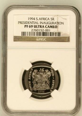 1994 Presidential Inauguration R5, NGC graded PF69 Ultra Cameo!!