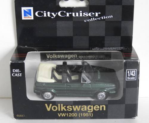 Volkswagen Golf 1200 Cabriolet 1:43 - NewRay City Cruiser Collection