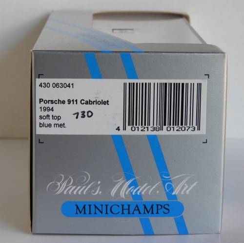 Porsche 911 Cabriolet (1994) Soft Top 1:43 Minichamps