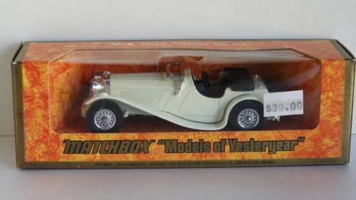 Jaguar SS 100 1:38 Matchbox `Models of Yesteryear`