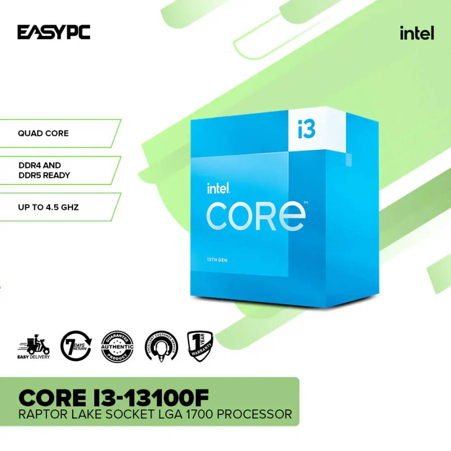 Intel® Core i3-13100F Processor  (12M Cache- up to 4.50 GHz)