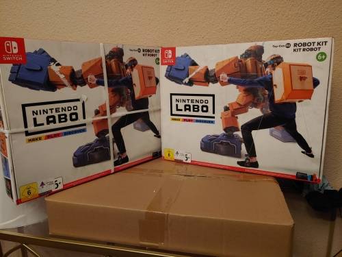 2x nitendo switch labo robot kit brand new both for one bid