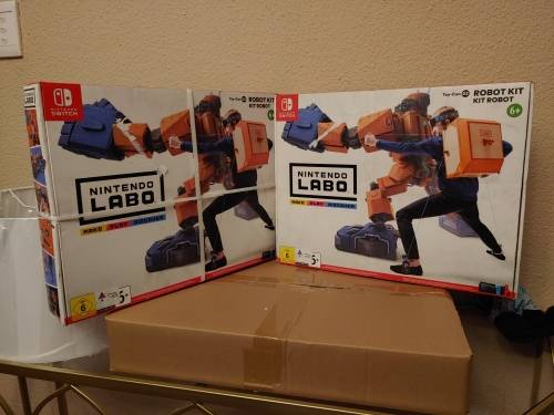 2x nitendo switch labo robot kit brand new both for one bid