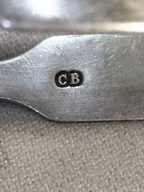 Antique sterling silver hallmark sugar tongs