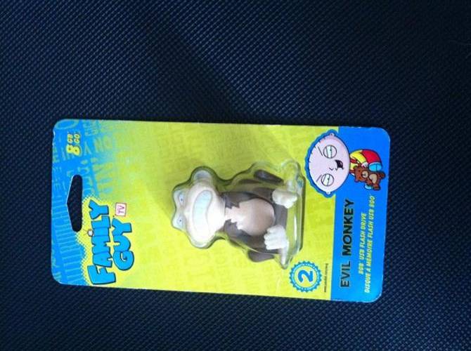 USB Flash Drive - 8GB - Family Guy :EVIL MONKEY - GREAT GIFT