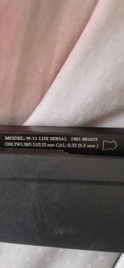 KRAL N11 LUKS SPRING PISTON AIR RIFLE 5.5MM BLACK INCL. SCOPE 6-24X44
