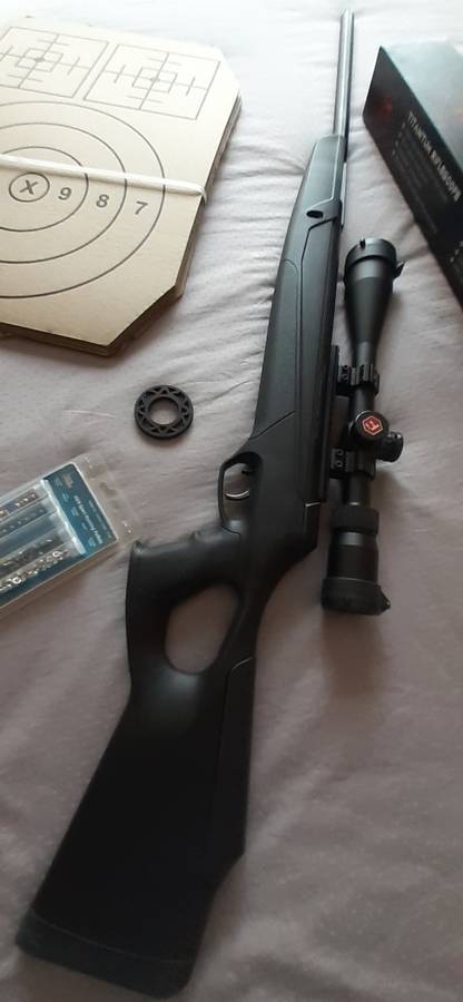 KRAL N11 LUKS SPRING PISTON AIR RIFLE 5.5MM BLACK INCL. SCOPE 6-24X44