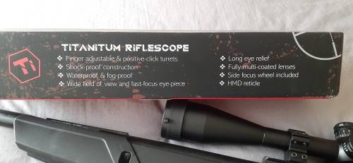 KRAL N11 LUKS SPRING PISTON AIR RIFLE 5.5MM BLACK INCL. SCOPE 6-24X44