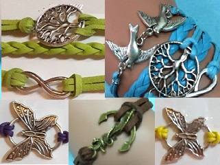5 Infinity Bracelets in this Lot - 1 shipping fee