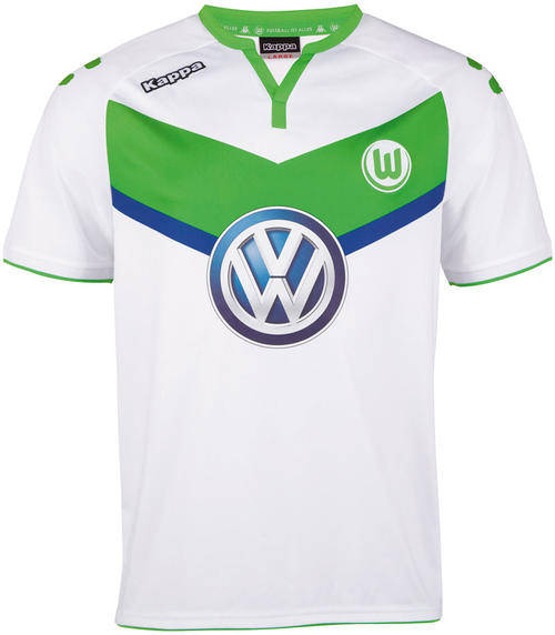 Wolfsburg 2015/16 Schurle Jersey Wolsfburg Kit Soccer Jersey (M)