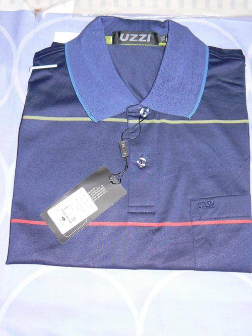 UZZI - Golf Shirt - X-LARGE - NAVY - BRAND NEW