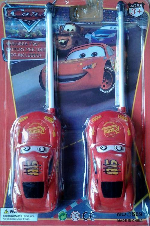NEW! CARS WALKIE TALKIE. GREAT GIFT!