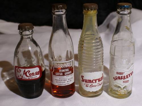 Vintage Sparletta, Maryvale, Coo-ee and Suncrush mini bottles