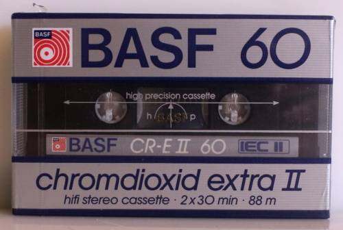 BASF 60 Chromdioxid Extra II (IEC II) High Precision Cassette SEALED