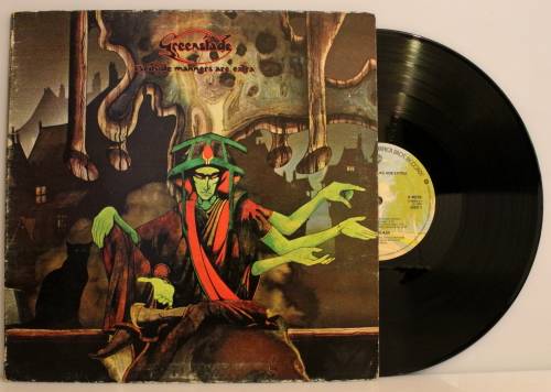 GREENSLADE - Bedtime manners are extra G/F 1973 UK prog rock (K46259)