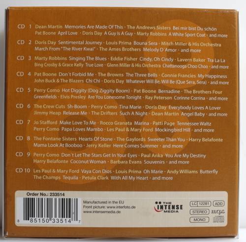 The Shadows 54 Guitar Greats 3-CD boxset 2004 Europe