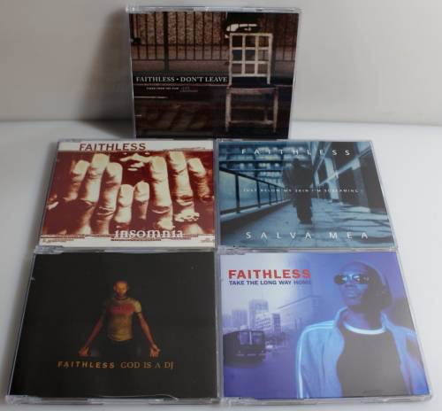 Faithless - The Testimony Chapter One 5-CD maxi singles Boxset (1999 Netherlands) BOX: VG- / Rest: M