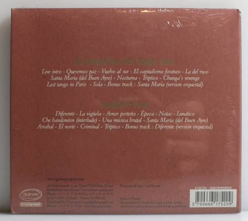 Gotan Project - Gotan Project Live  2-CD Promotional Copy (2008 France) SEALED