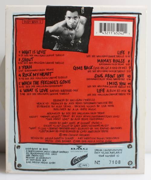 Haddaway - What is Love Special Limited Edition 7108 of 10 000 CD