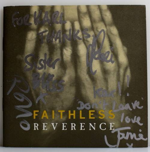 Faithless Reverence + Irreverence Limited Edition SIGNED cover UK 1996