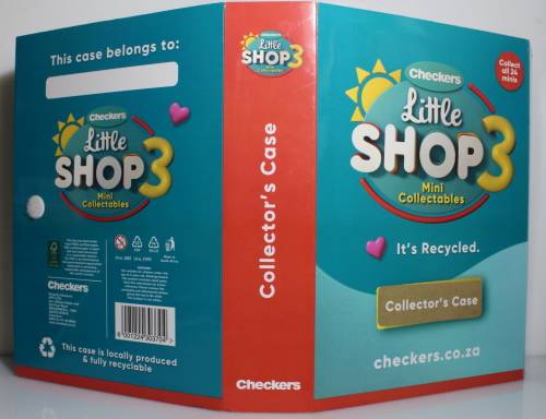 Checkers Little Shop 3 Collector`s Case COMPLETE including all cards