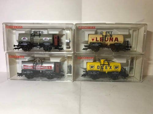 Fleischmann set of 7 wagons 5366/5365/5364/5431/5421/5430/5420